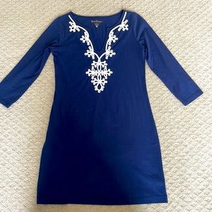 Classy Lilly Pulitzer Blue Dress Size Smalll